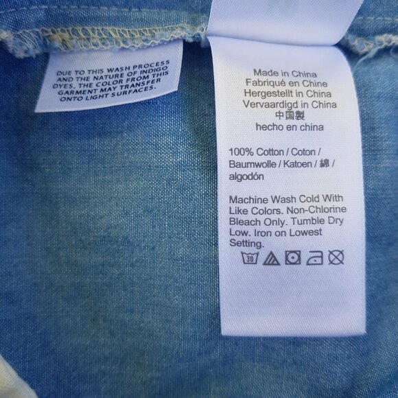 J.Crew Button-back chambray shift dress - Petite XXS - Picture 7 of 8